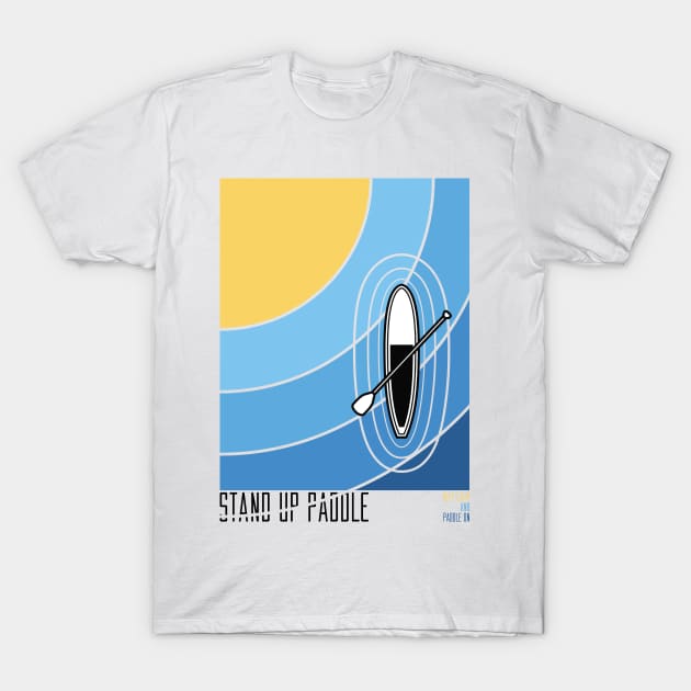 Keep Calm and Paddle On T-Shirt by quilimo